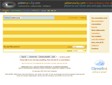 Tablet Screenshot of jabberwacky.com